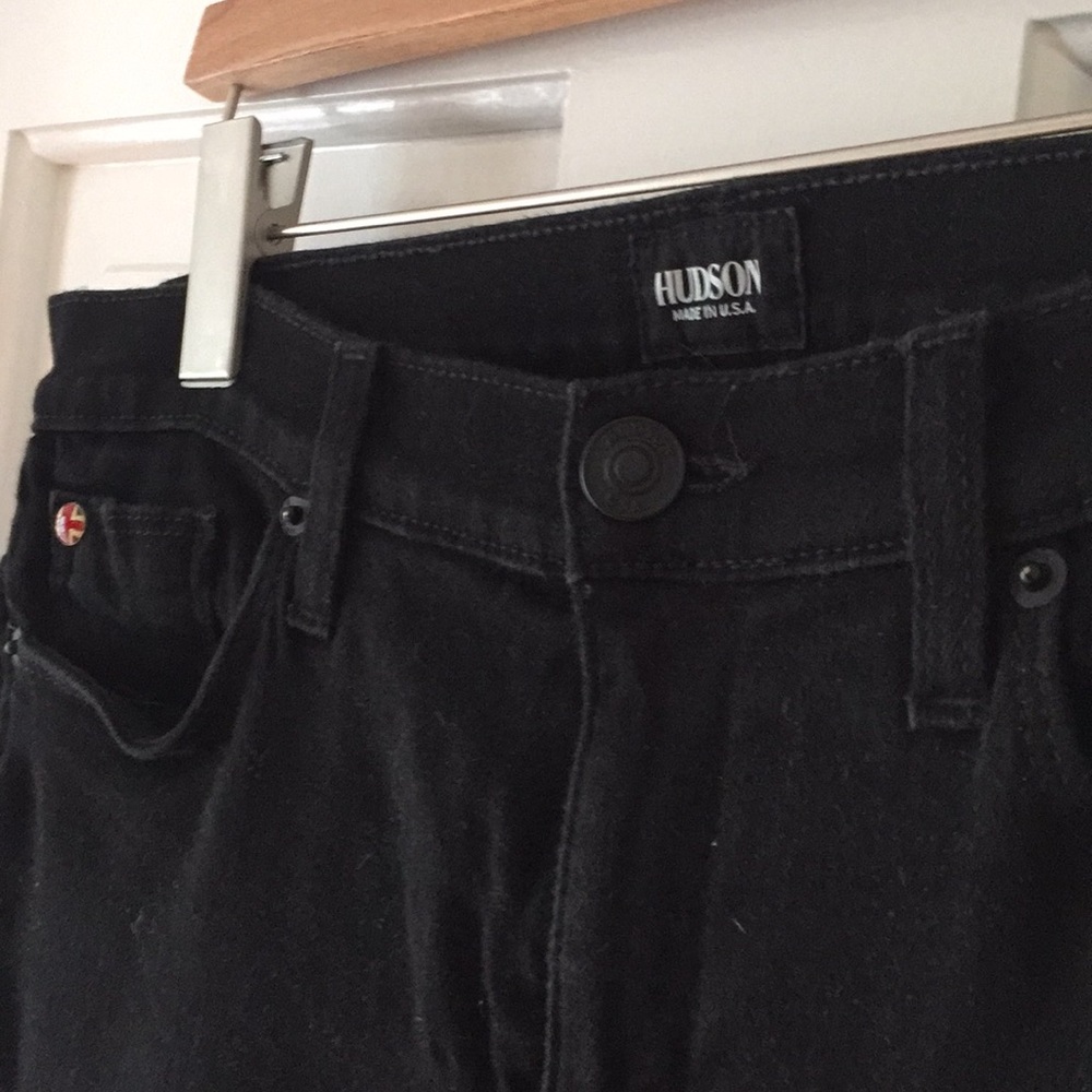 Hudson 'Krista Super Skinny' Black Jean